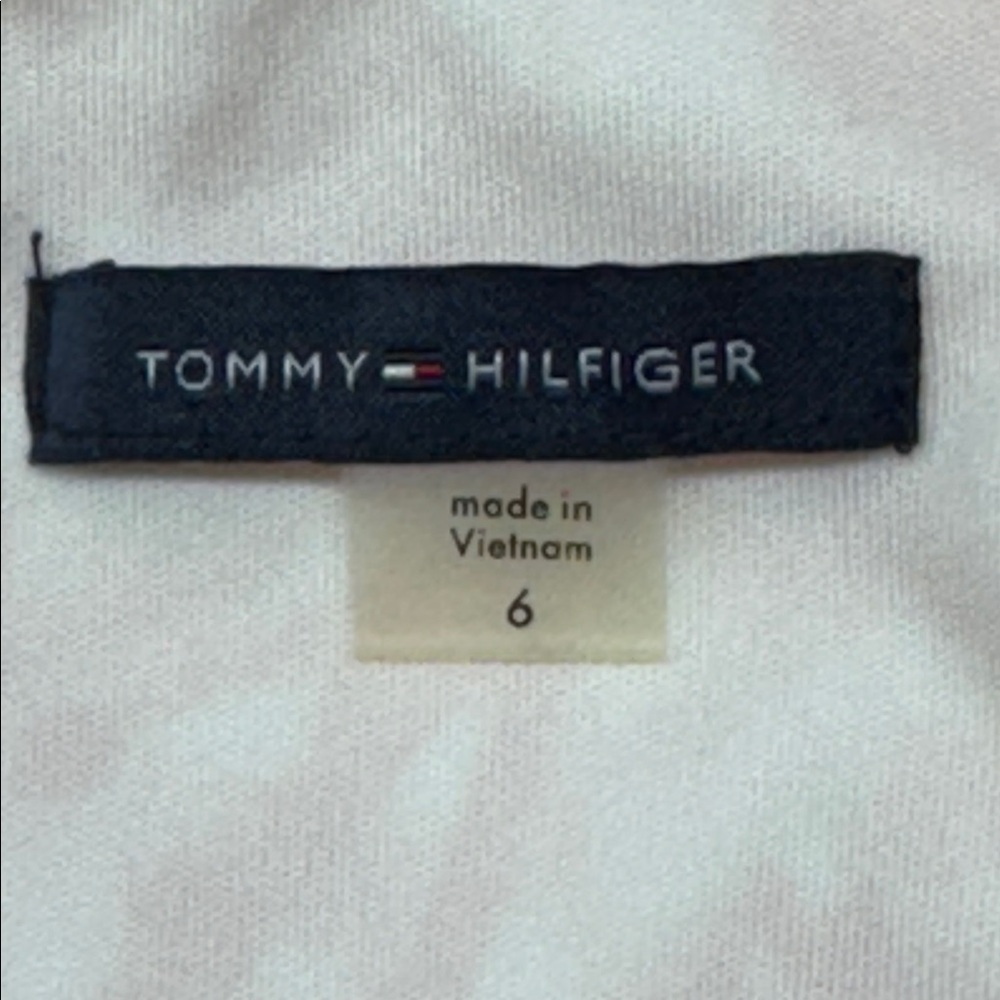 Tommy Hilfiger Sleeveless Layered Faux Wrap Floral Dress. Size 6. NWT - Picture 9 of 11